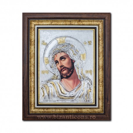 Икона argintata - Спасителя, со спины - Nimfios 36x44cm K700-400 Икона argintata - Спасителя, со спины - Nimfios 36x44cm K700-400