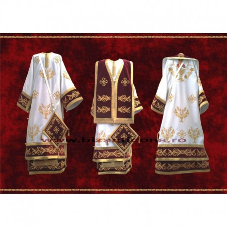 Veşmânt Arhieresc - Brodat - Material Textil Veşmânt Arhieresc - Brodat - Material Textil