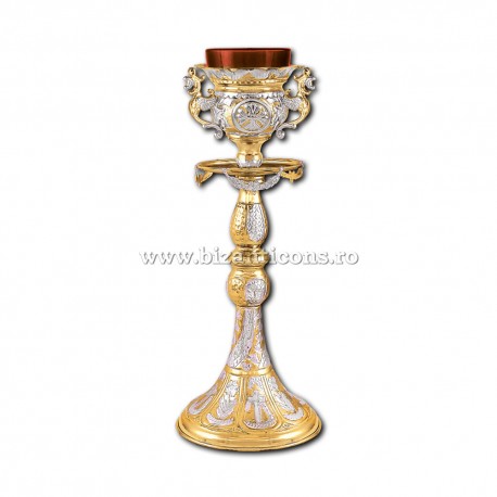 CANDELA masa No4 aurita si argintata Rus - X38-299 / 32-168 CANDELA masa No4 aurita si argintata Rus - X38-299 / 32-168